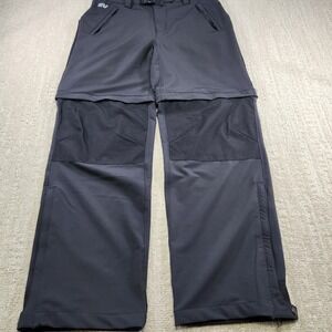 Rocky S2V Pants Men Medium Convertible Belted Double Knee Climbing Hiking Black